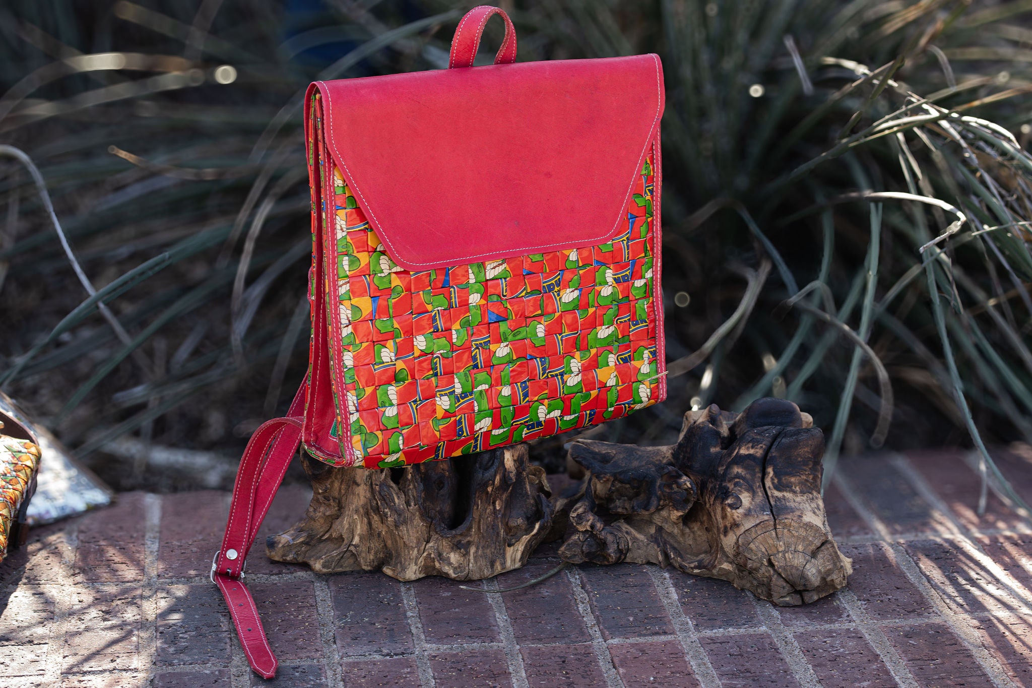 Backpack Purse - Red