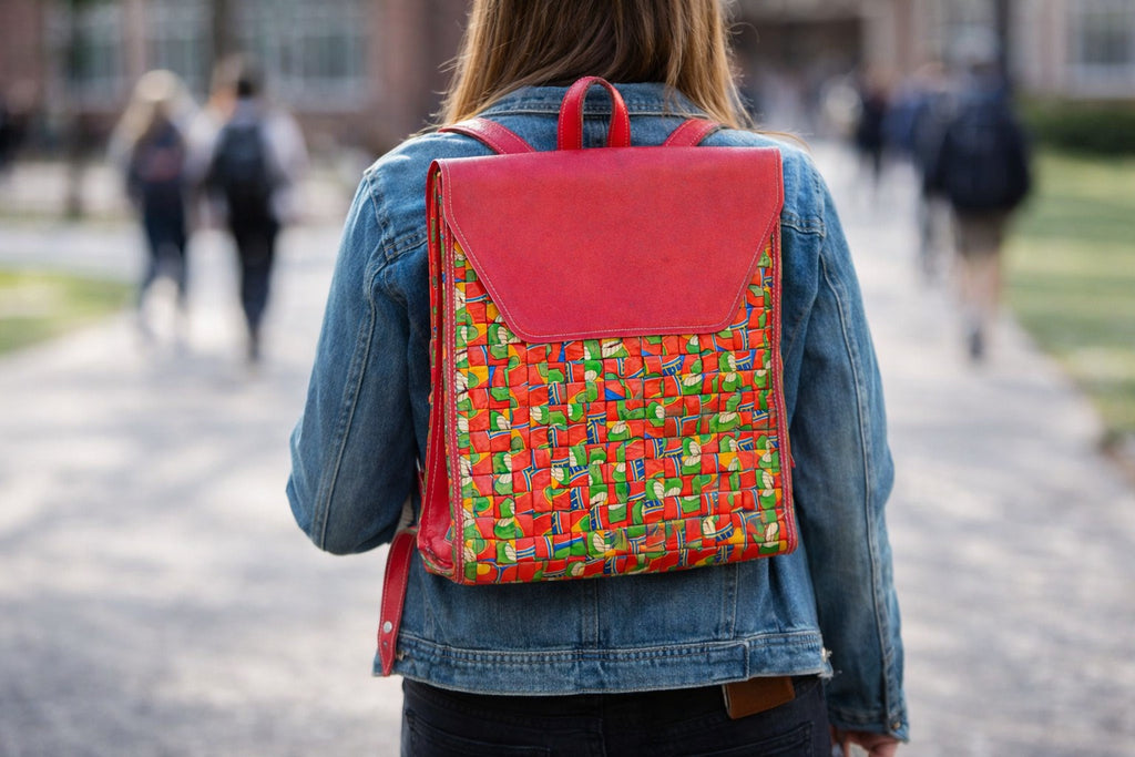 Backpack Purse - Red