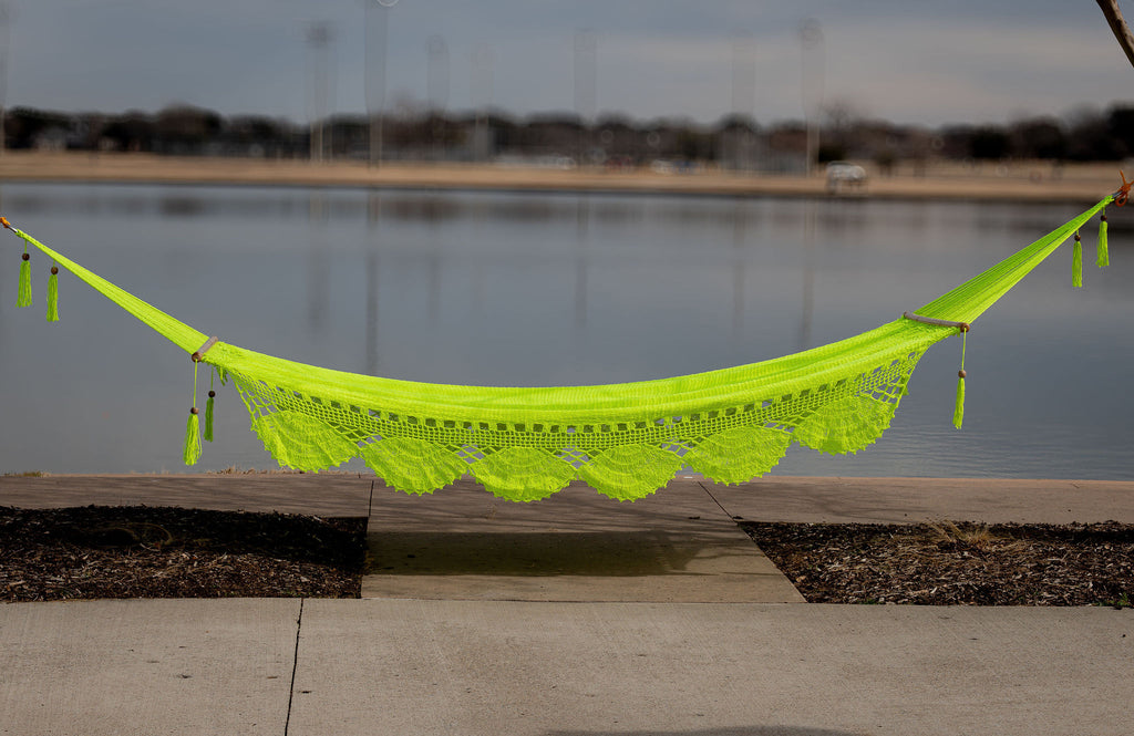 Neon Green Family Size Hammock