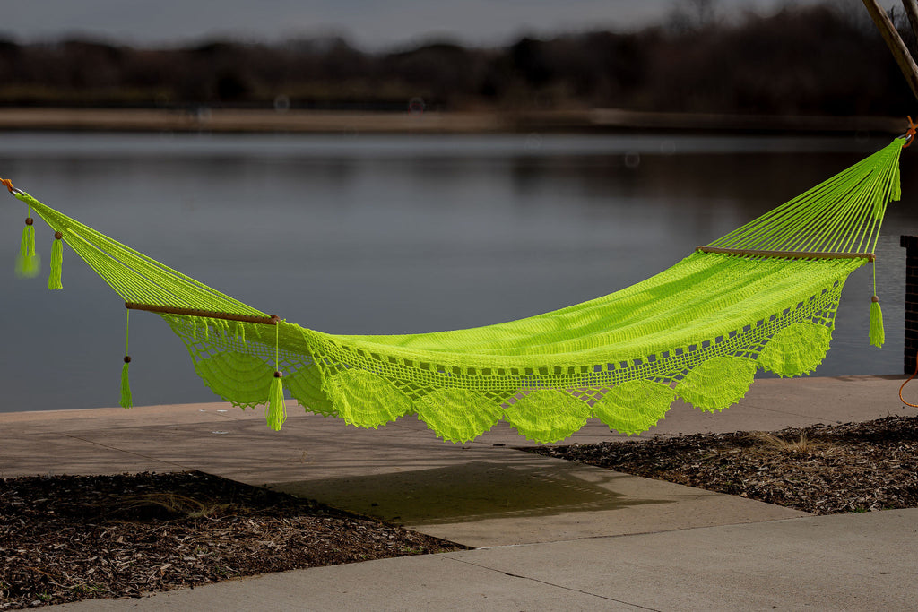 Neon Green Family Size Hammock