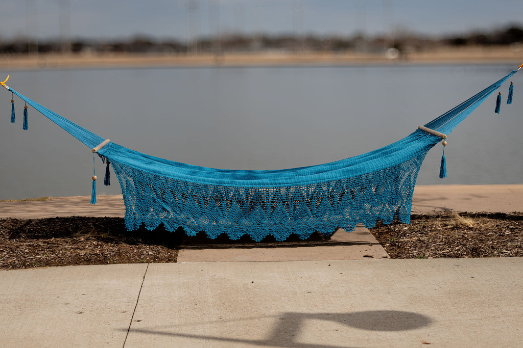 Turquoise Family Size Hammock