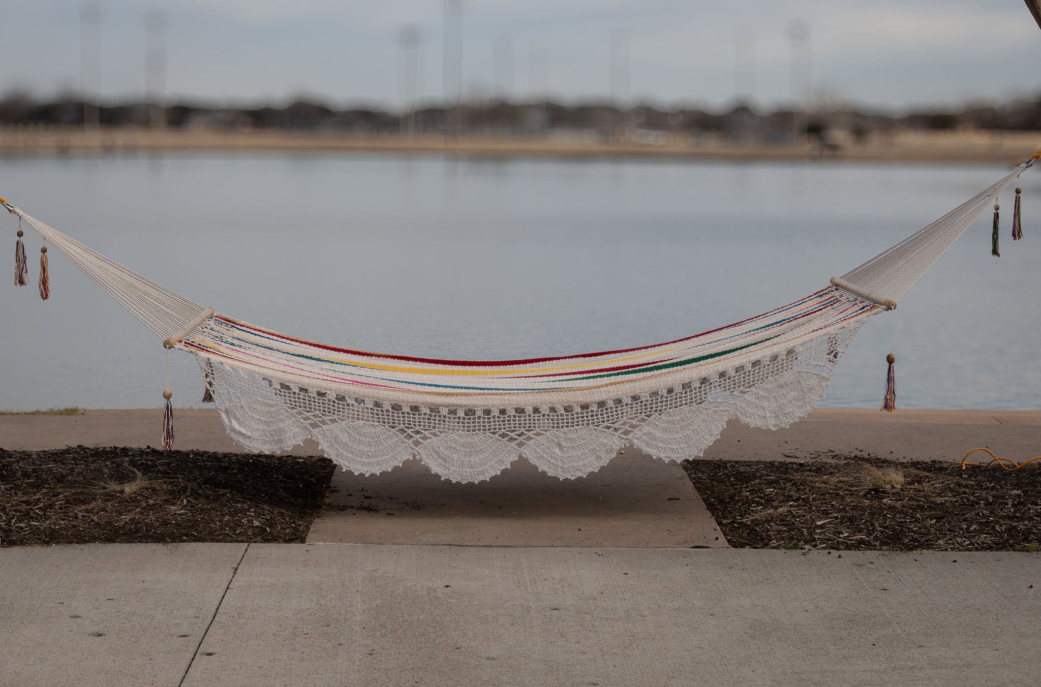 Multi-Color Stripes Family Size Hammock