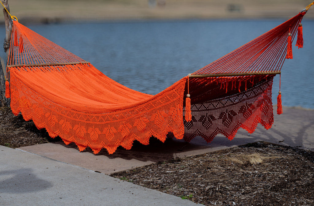 Texas Orange King Size Hammock