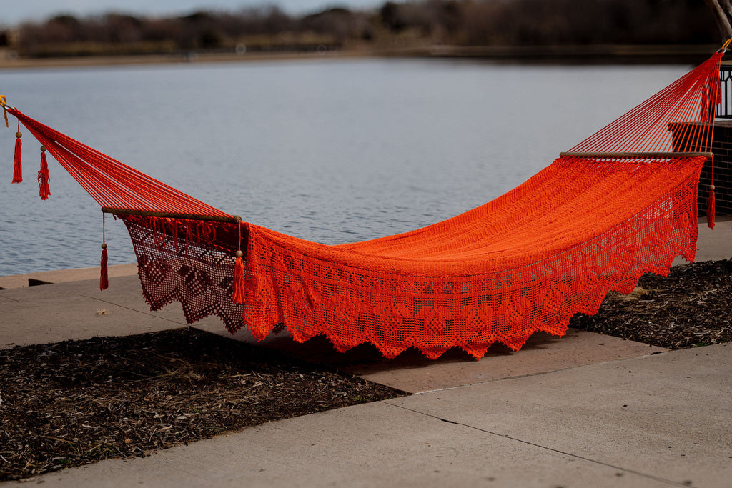 Texas Orange King Size Hammock