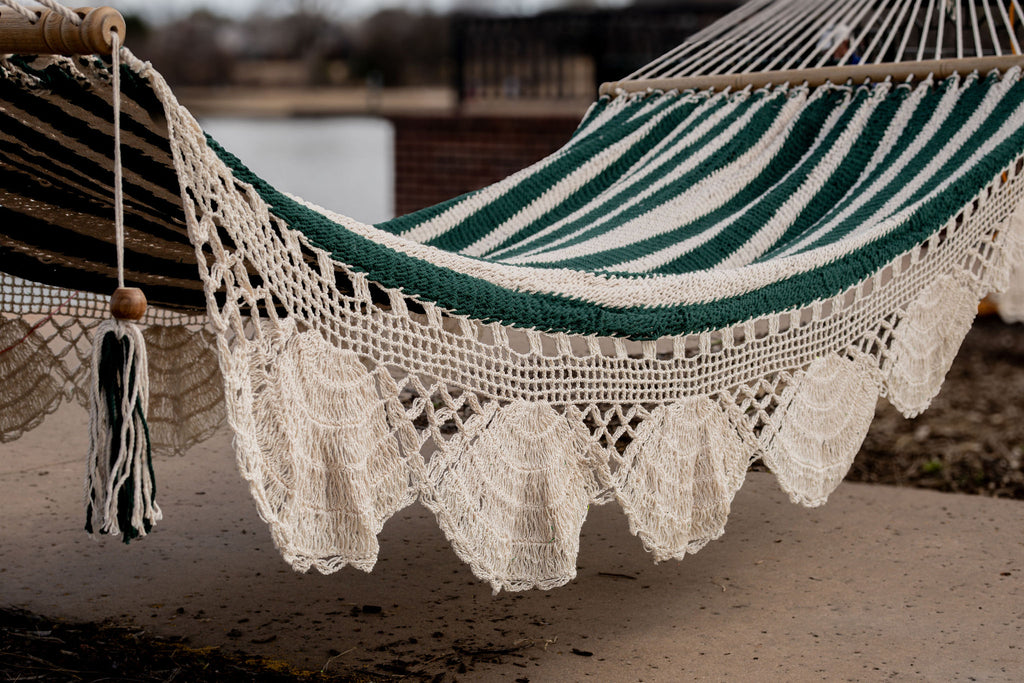 Green Stripes Family Size Hammock