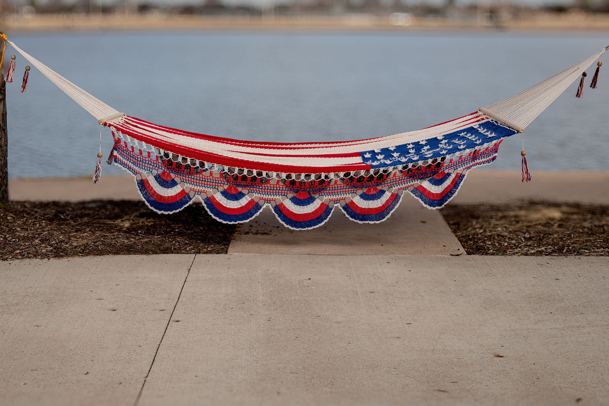 American Flag Family Size Hammock