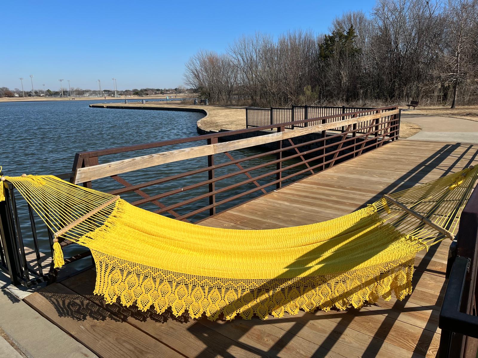 Neon Yellow Family Hammock