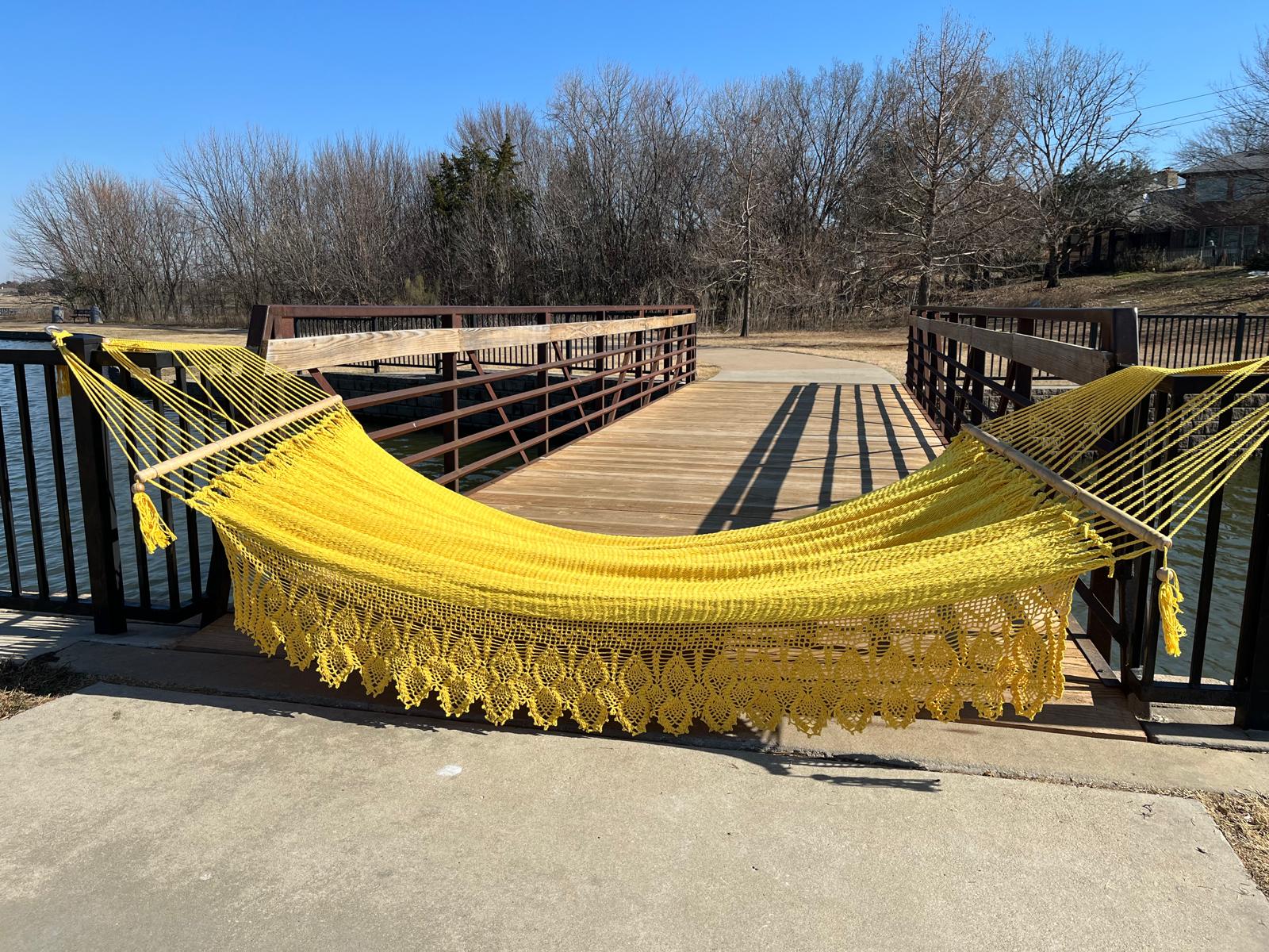 Neon Yellow Family Hammock